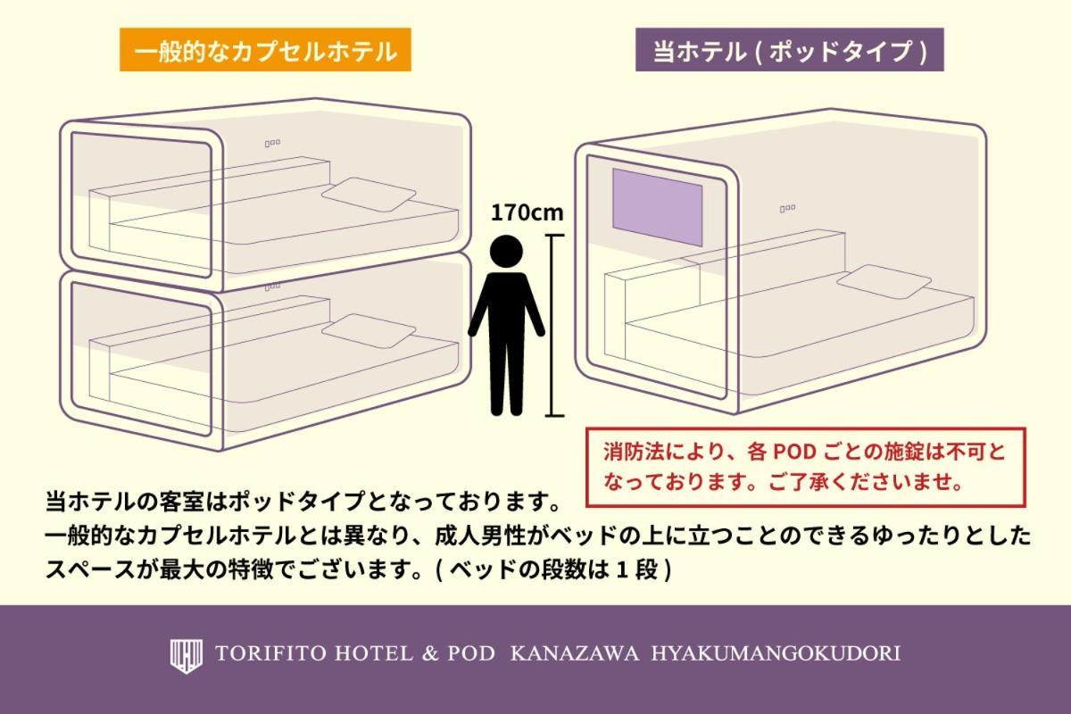 Torifito Hotel & Pod Kanazawa Ngoại thất bức ảnh